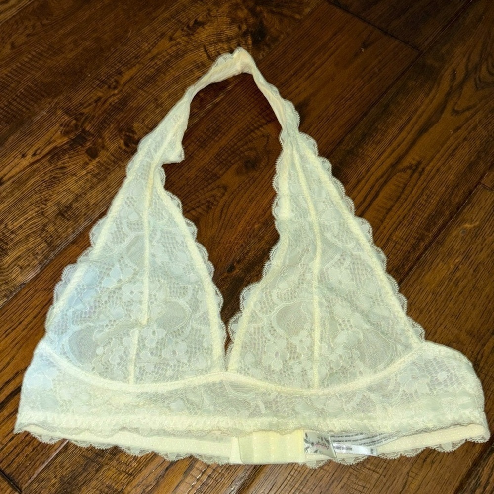 Free People Intimately Galloon Yellow Lace Bralette - Picture 2 of 6